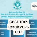 CBSE Class 10 Result 2025